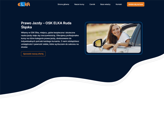 OSK ELKA – Driving School Website Redesign & Performance Boost